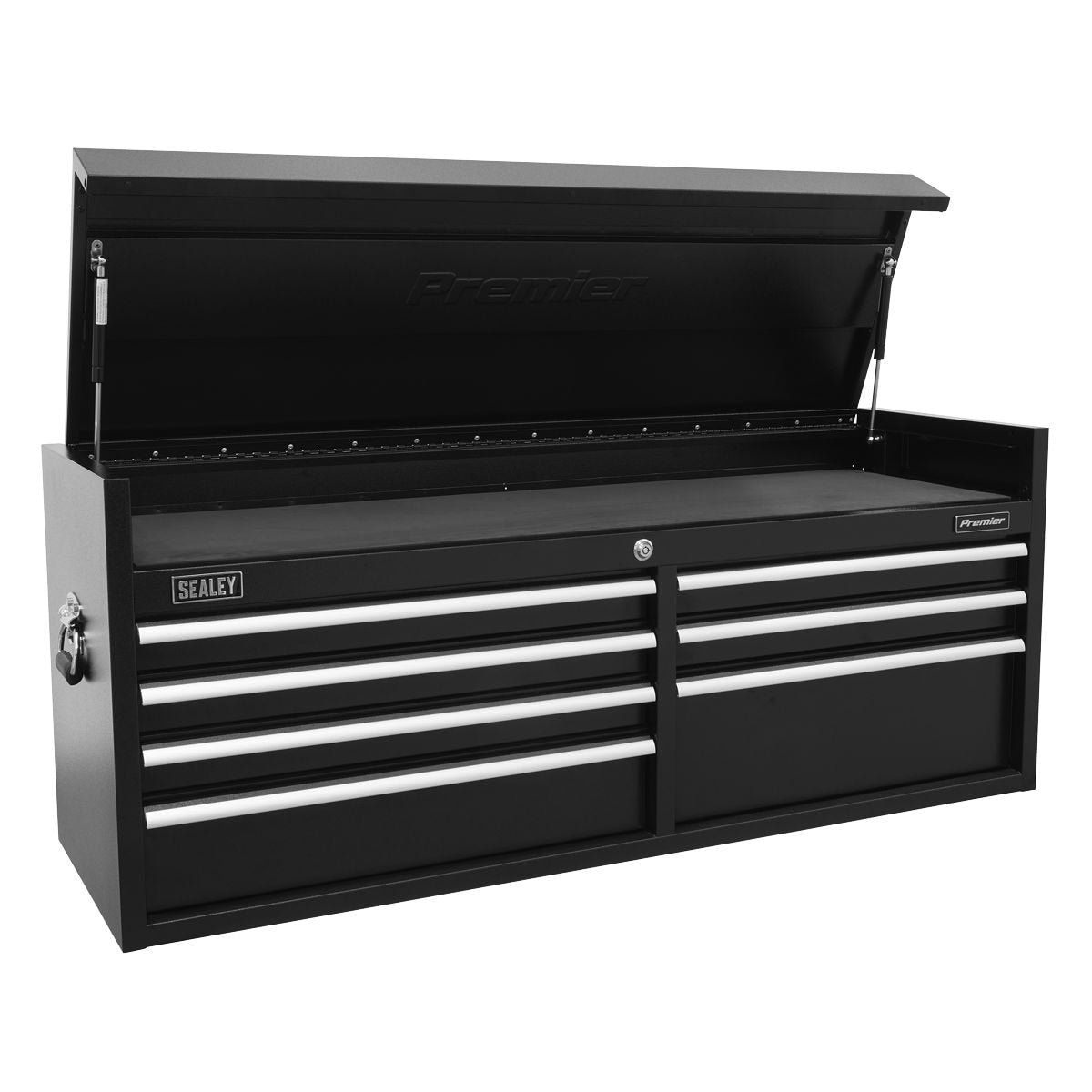 Sealey Premier Heavy-Duty Topchest 7 Drawer Extra-Wide 1415mm - Black - Image 1