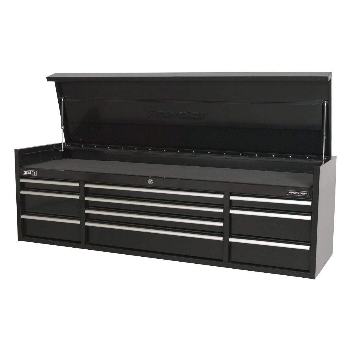 Sealey Premier Heavy-Duty Topchest 10 Drawer Extra-Wide 1830mm - Black - Image 2