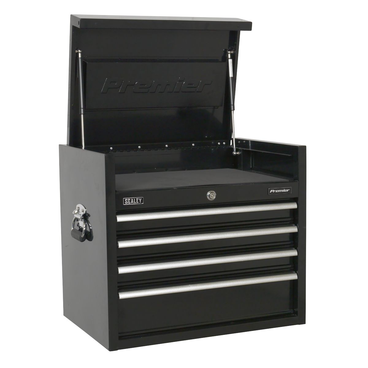 Sealey Premier Heavy-Duty Topchest 4 Drawer 660mm - Black - Image 1