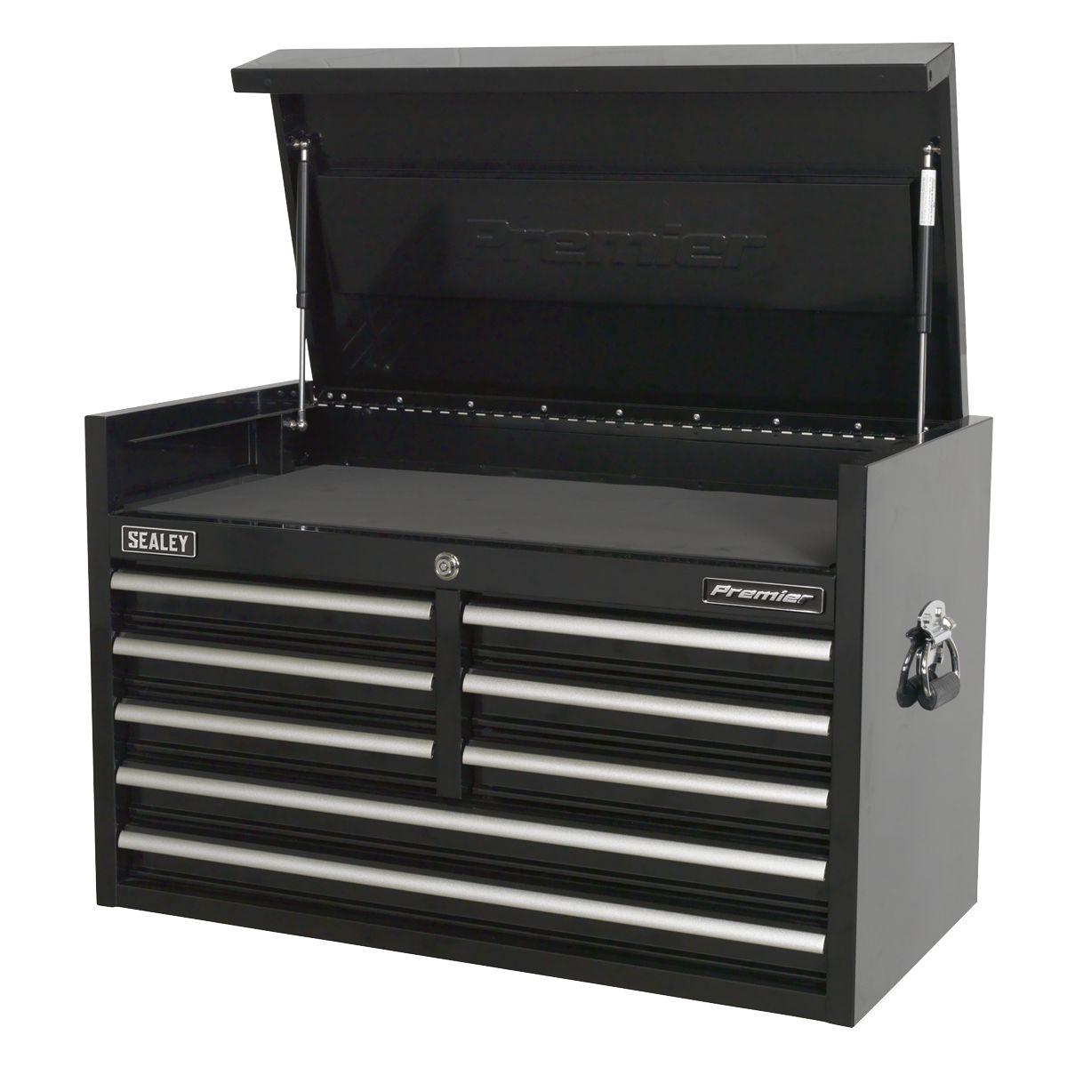 Sealey Premier Heavy-Duty Topchest 915mm 8 Drawer - Black - Image 2