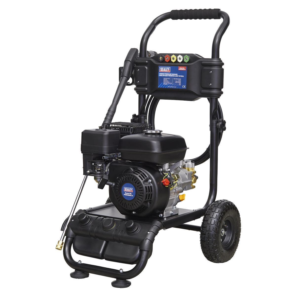 Sealey Pressure Washer 220bar 540L/hr 6.5hp - Petrol - Image 2