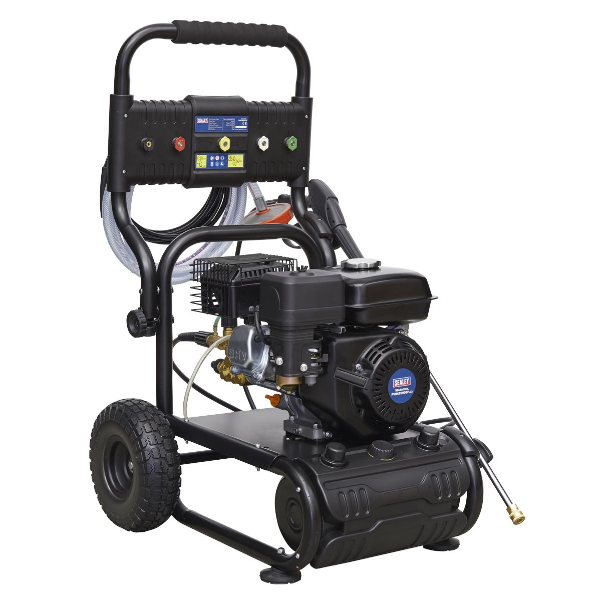 Sealey Self-Priming Pressure Washer 220bar 540L/hr 6.5hp - Petrol - Image 1