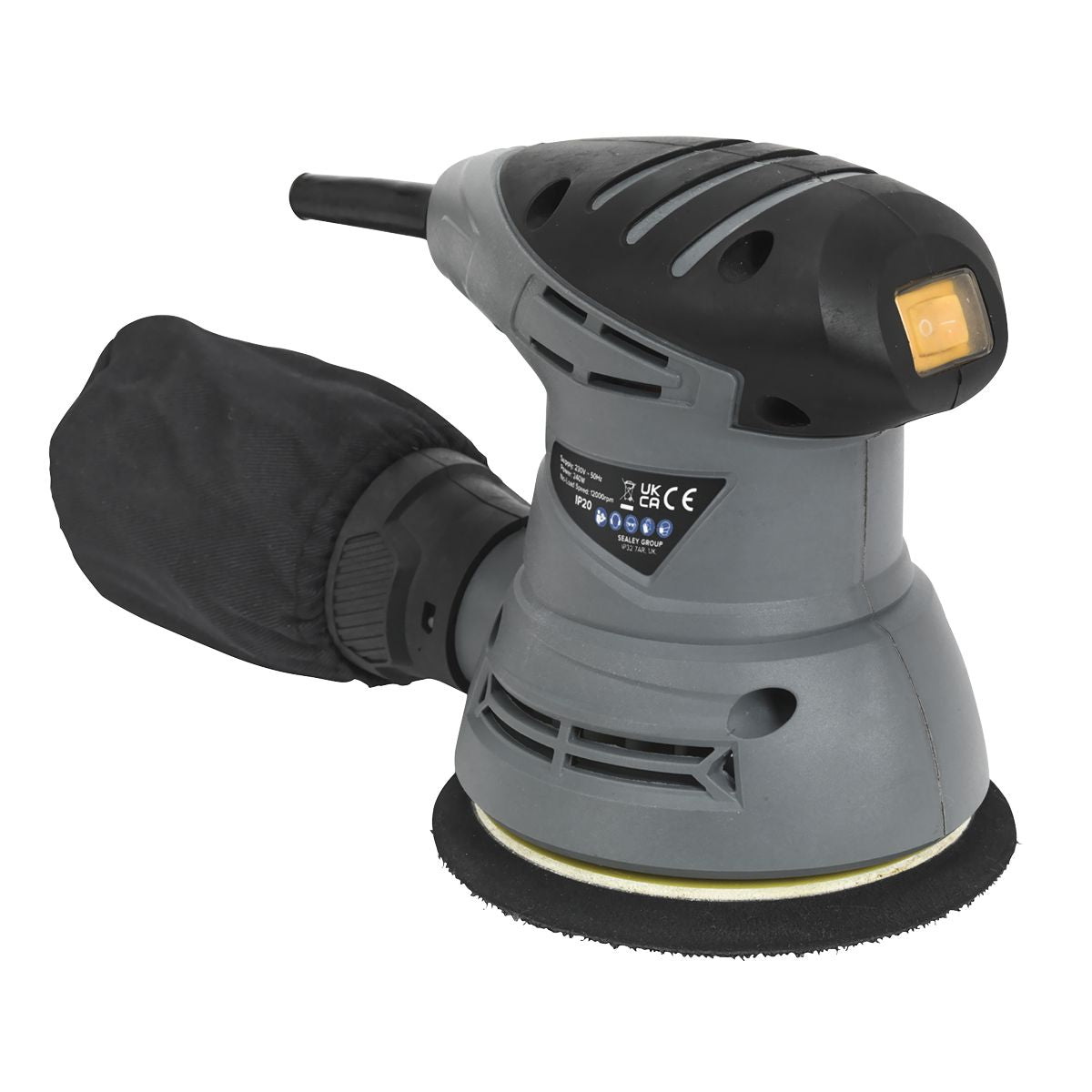 Sealey Siegen 125mm Dual Action Palm Sander 240W/230V - Image 2