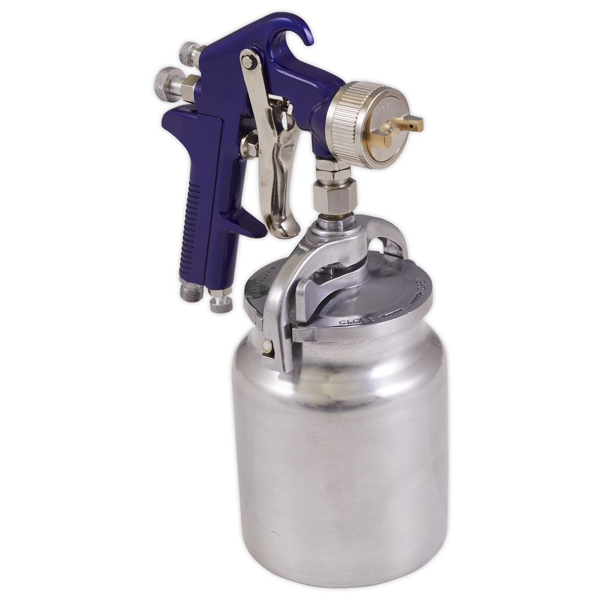 Sealey Suction Feed Spray Gun 1.7mm Set-Up - Image 3