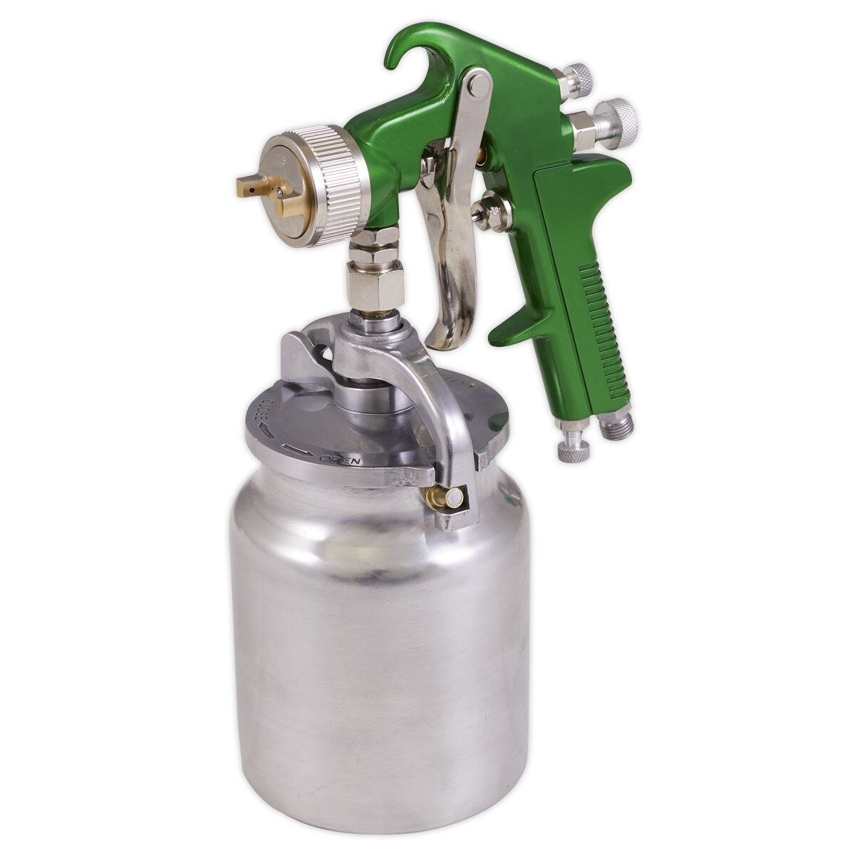 Sealey Suction Feed Spray Gun 2.5mm Set-Up - Image 1