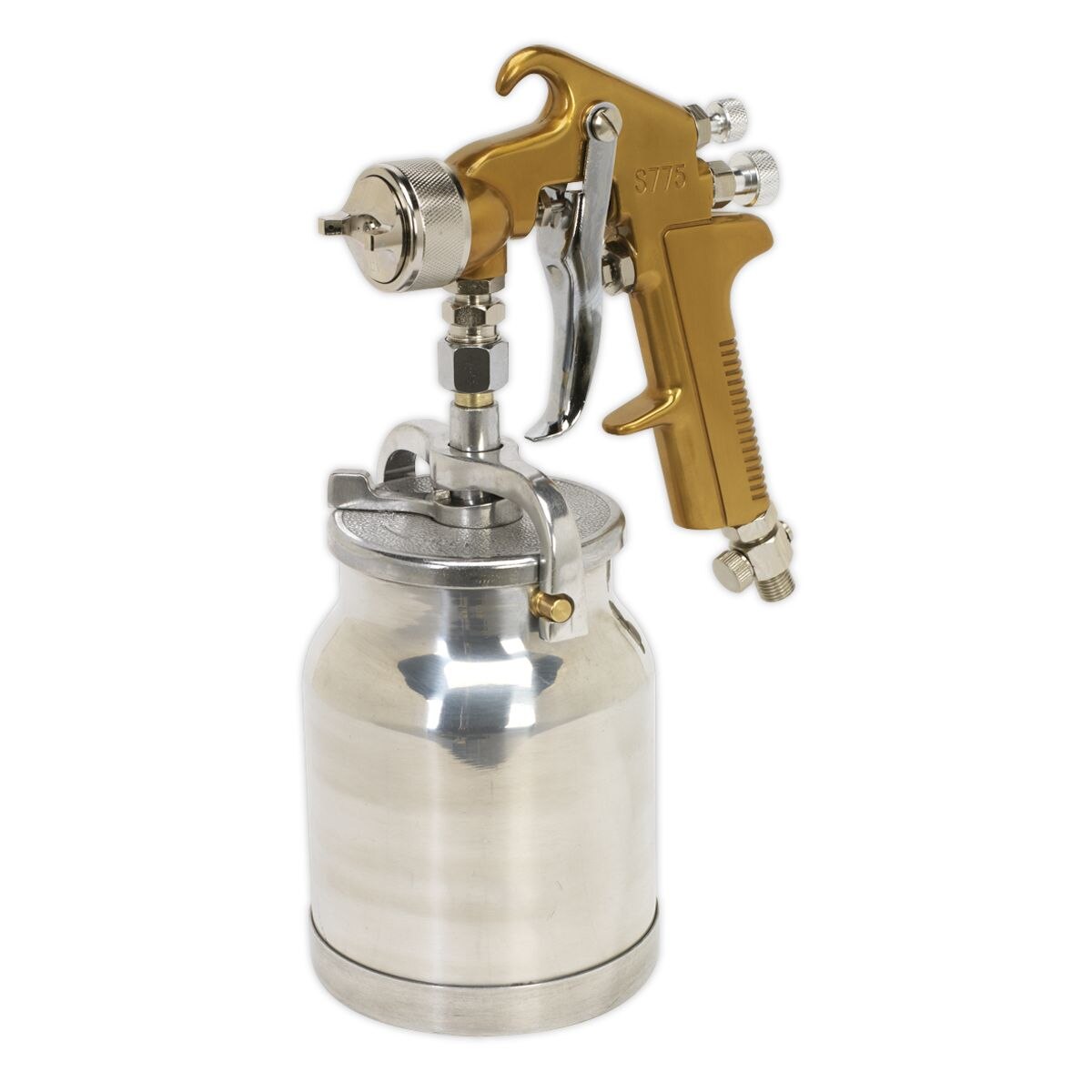 Sealey Siegen Suction Feed Spray Gun 1.7mm Set-Up - Image 1