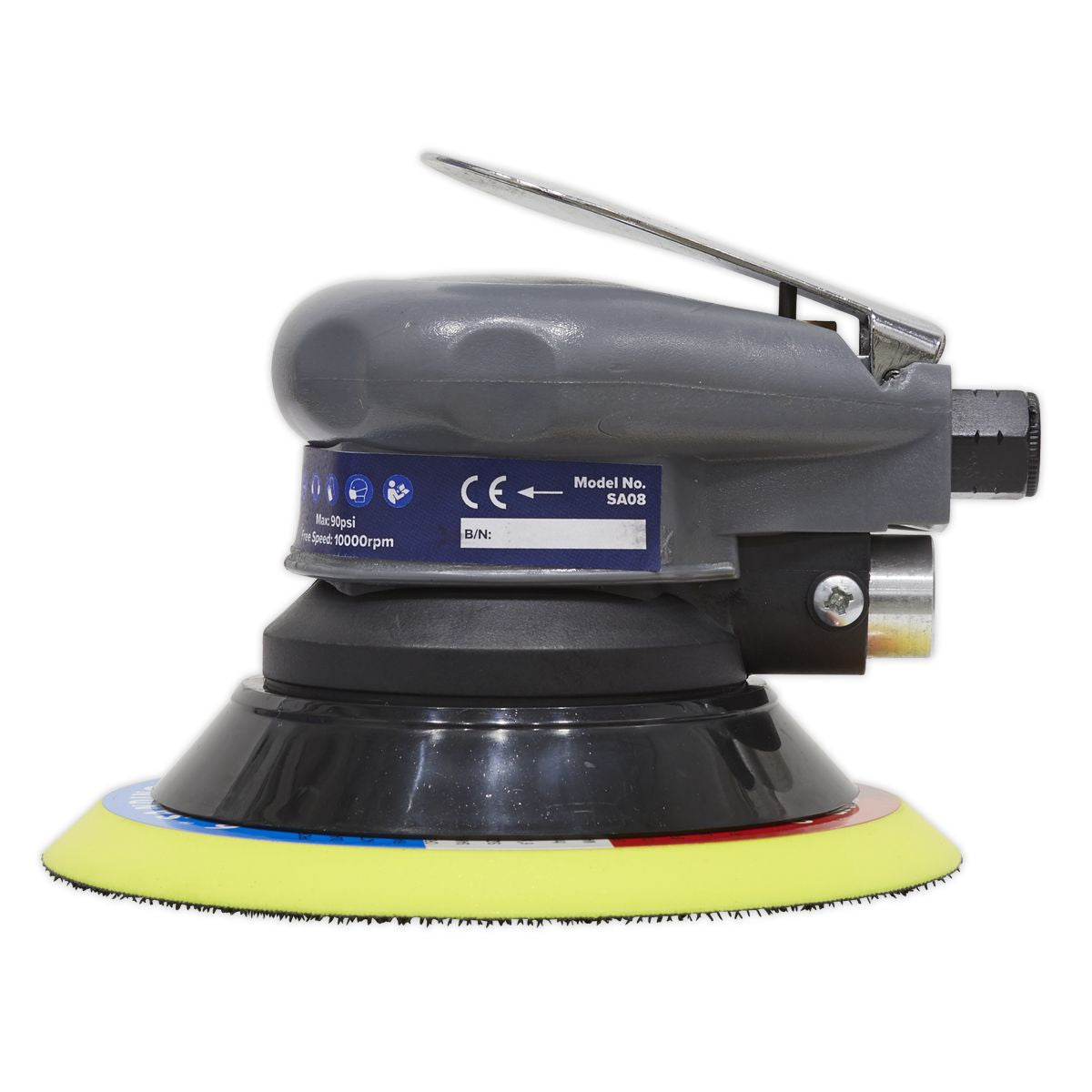 Sealey Air Palm Orbital Sander 150mm - Image 3