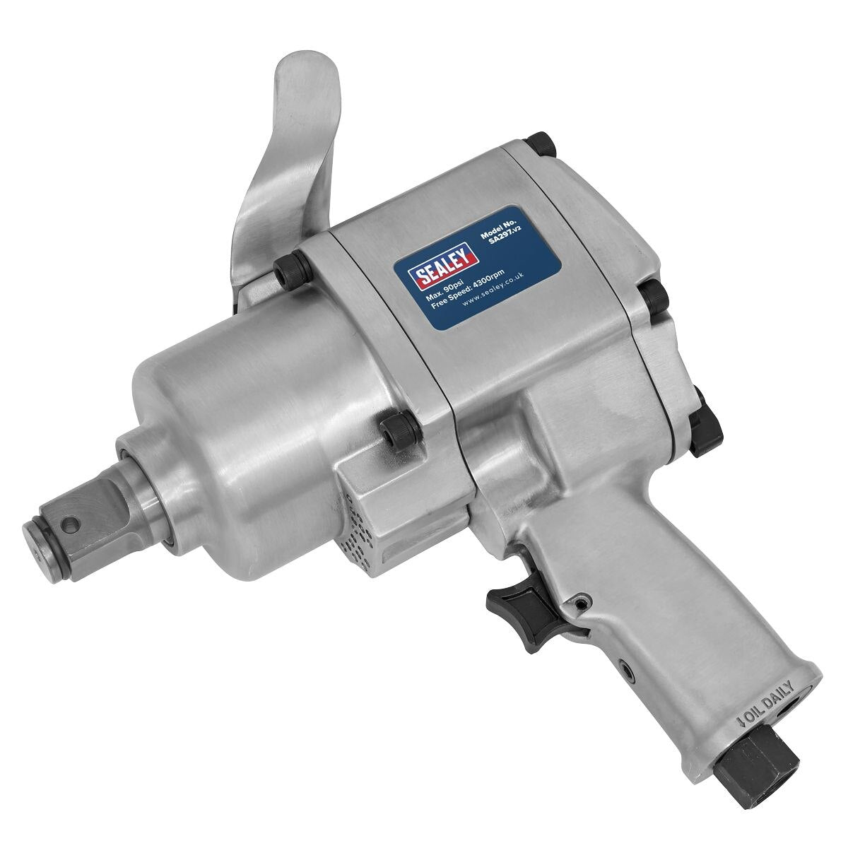 Sealey Twin Hammer Air Impact Wrench 1"Sq Drive - Image 4