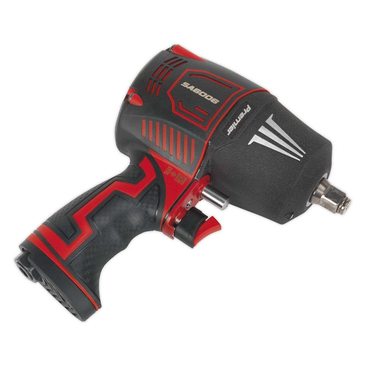 Sealey Premier Twin Hammer Composite Air Impact Wrench 1/2"Sq Drive - Image 8