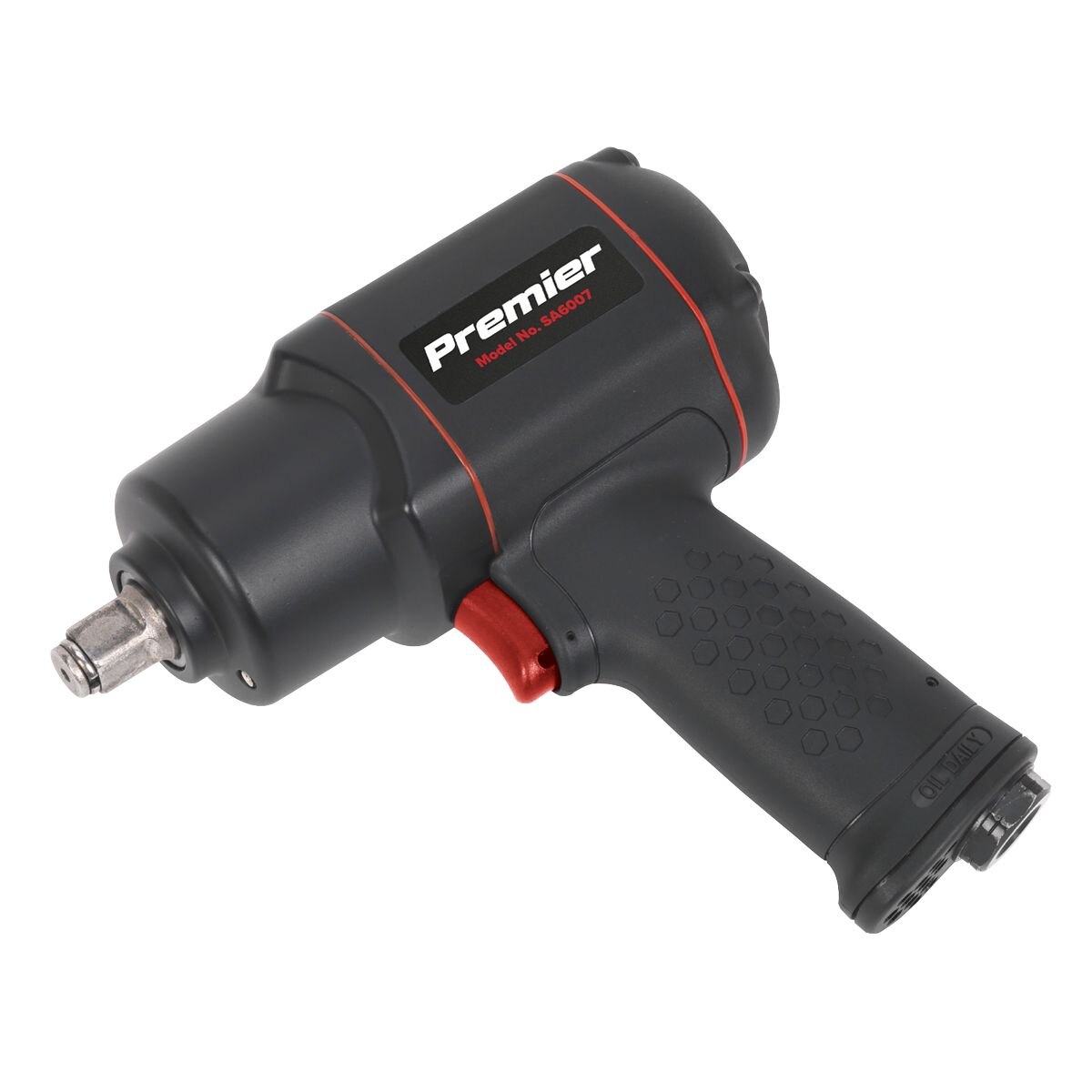 Sealey Premier Twin Hammer Composite Air Impact Wrench 1/2"Sq Drive - Image 1