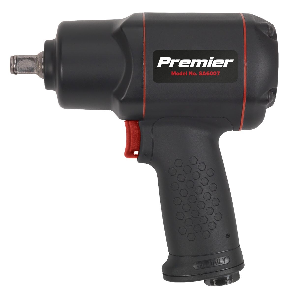 Sealey Premier Twin Hammer Composite Air Impact Wrench 1/2"Sq Drive - Image 3