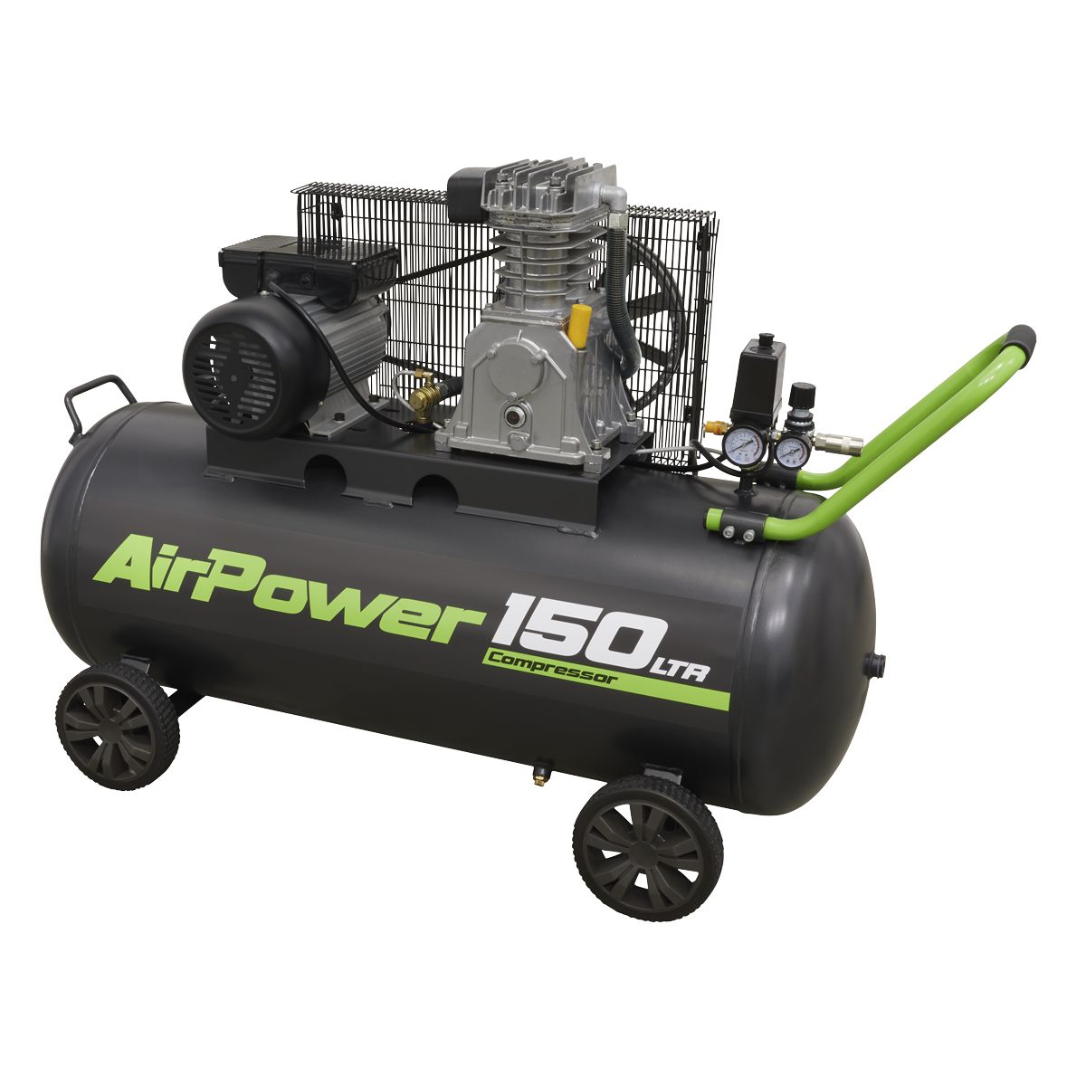 Sealey 150L Belt Drive Air Compressor 3hp - Image 1