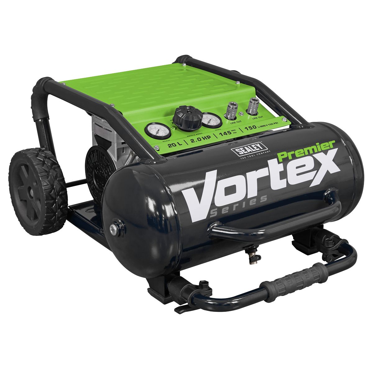 Sealey 19L Oil Free Direct Drive Air Compressor 1.5hp - Image 1