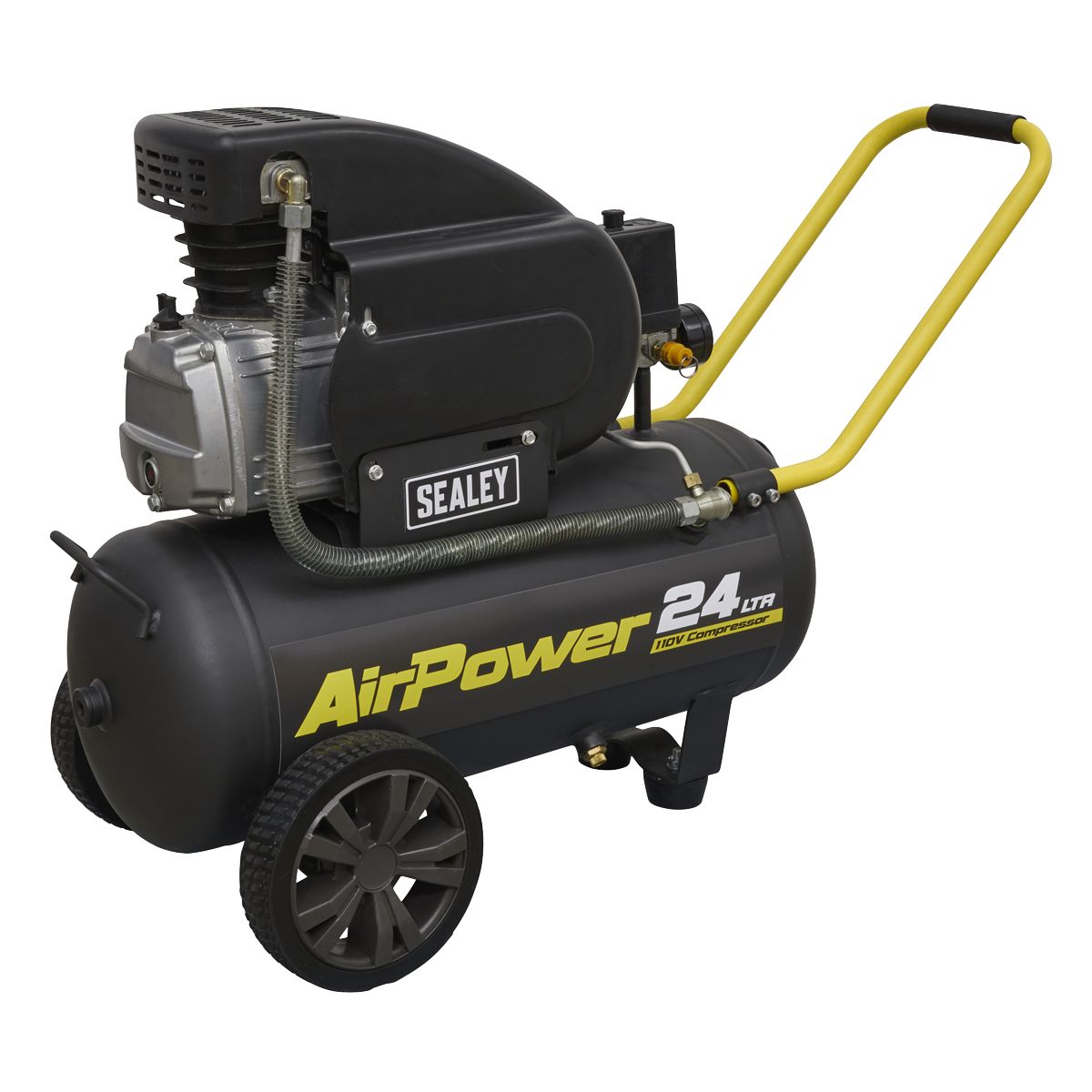 Sealey 24L Direct Drive Air Compressor 2hp 110V - Image 2