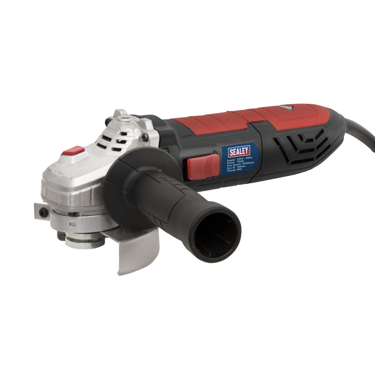 Sealey 100mm Angle Grinder 750W/230V - Image 2