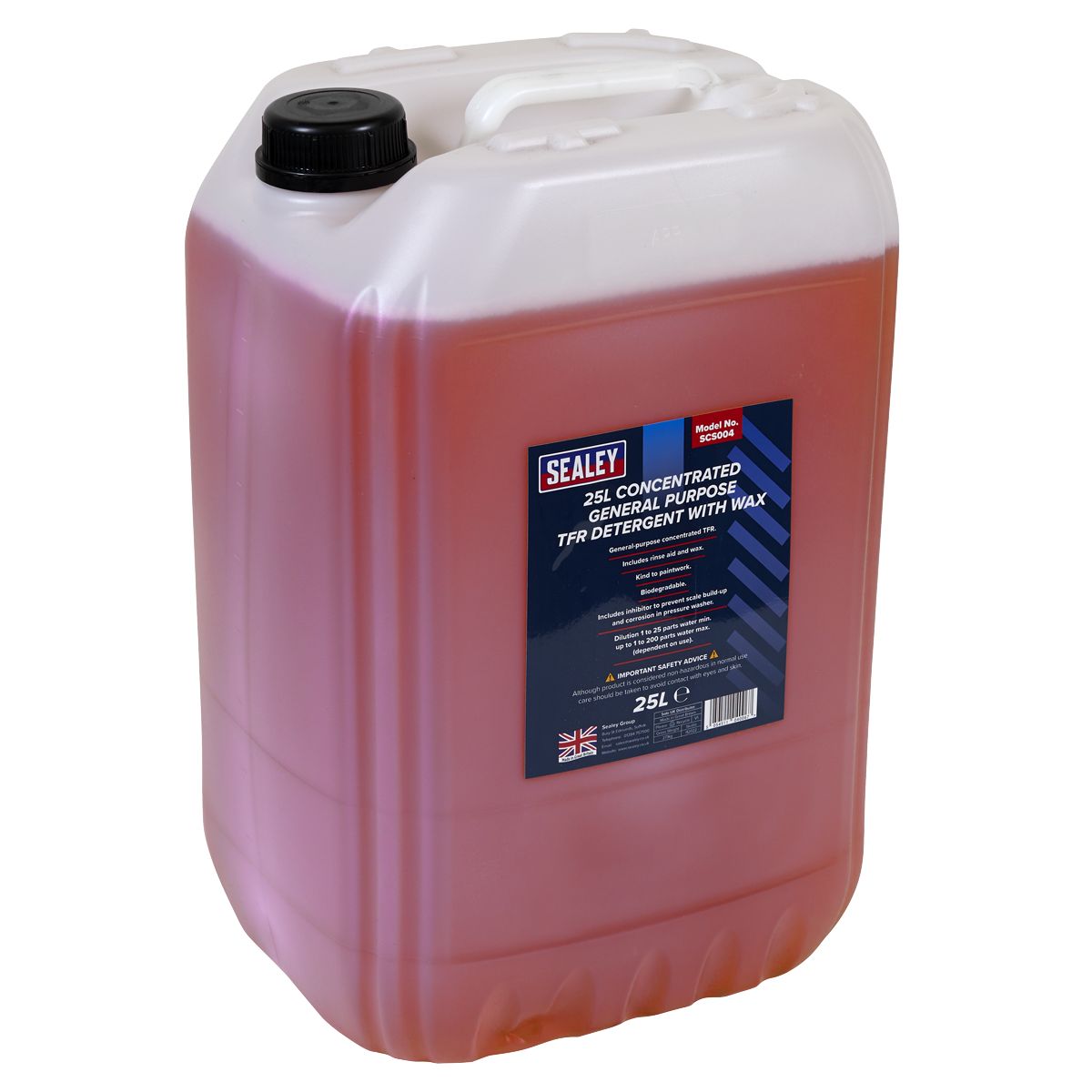 Sealey Concentrated TFR Detergent with Wax 25L - Image 1