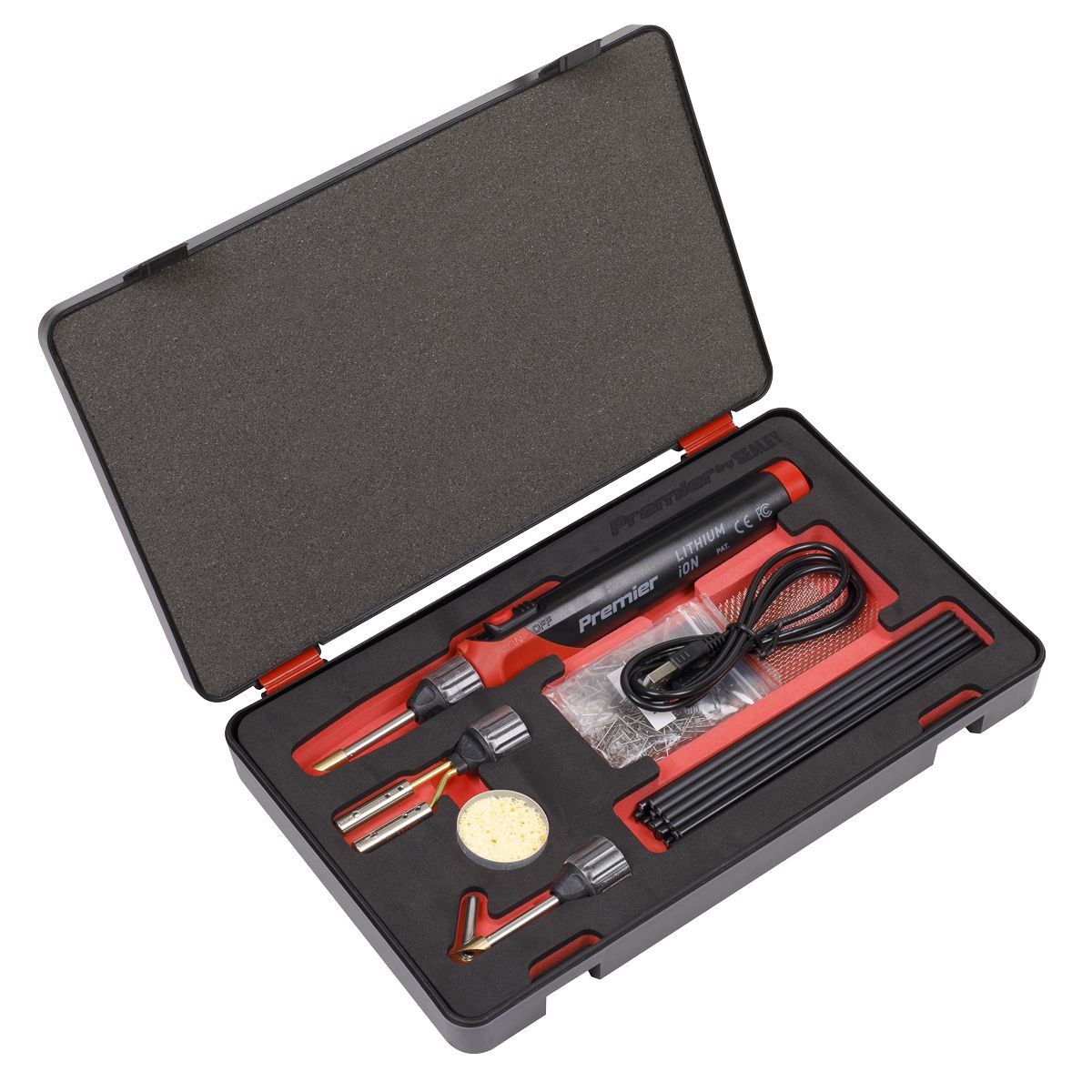 Sealey Premier Rechargeable Plastic Welding Repair Kit 30W - Image 1