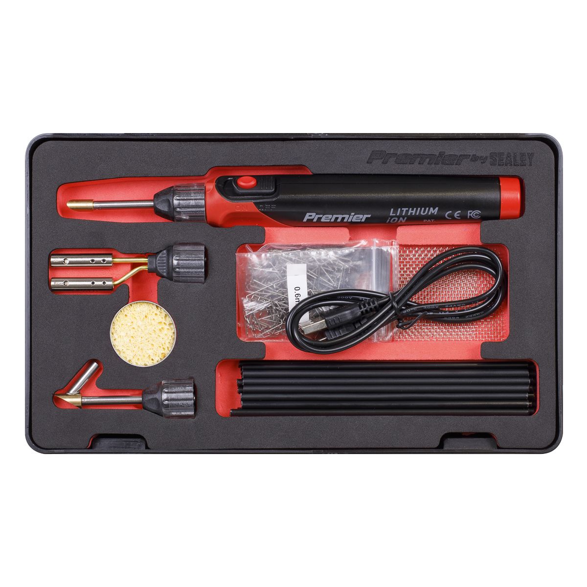 Sealey Premier Rechargeable Plastic Welding Repair Kit 30W - Image 2