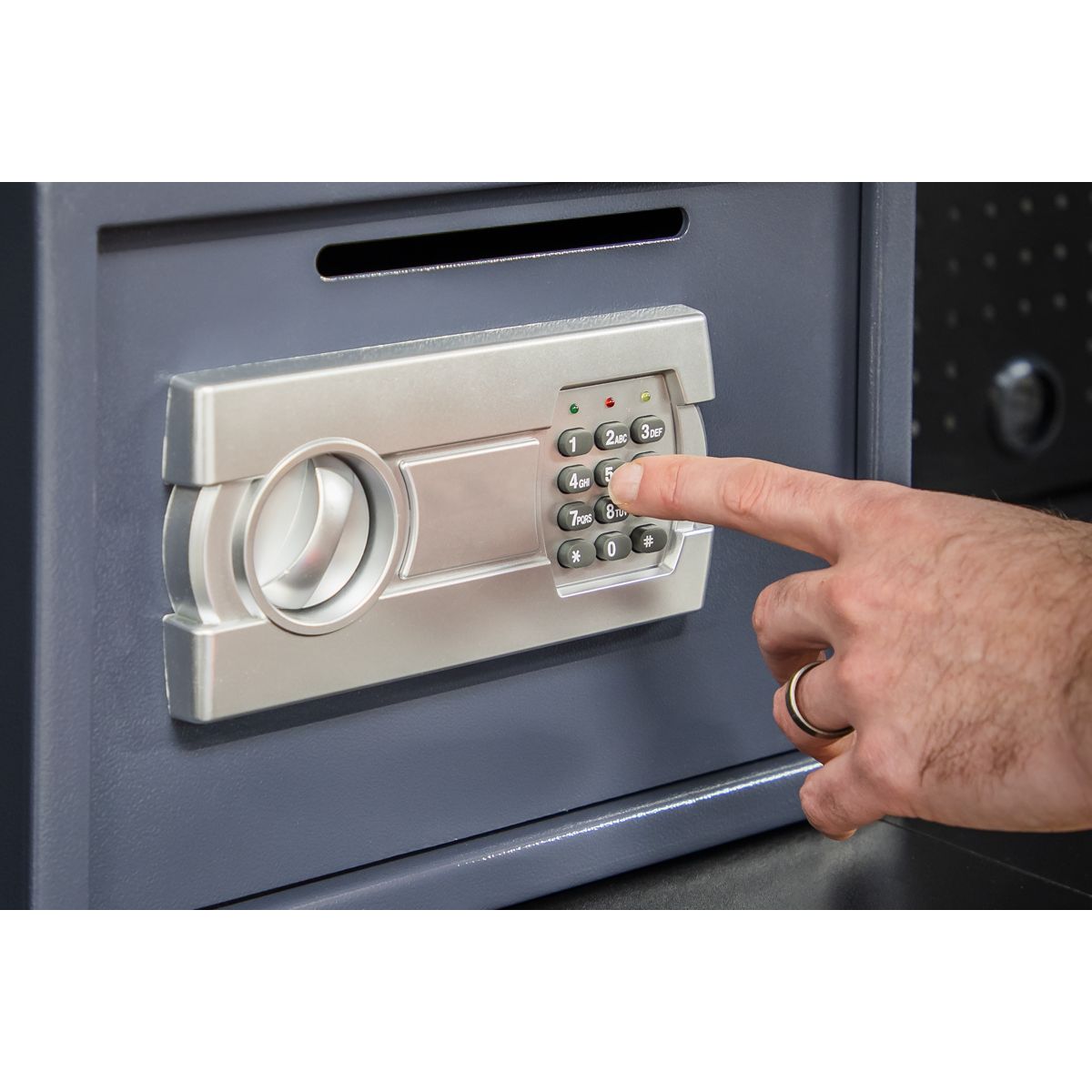 Sealey Electronic Combination Security Safe with Deposit Slot 350 x 250 x 250mm - Image 7