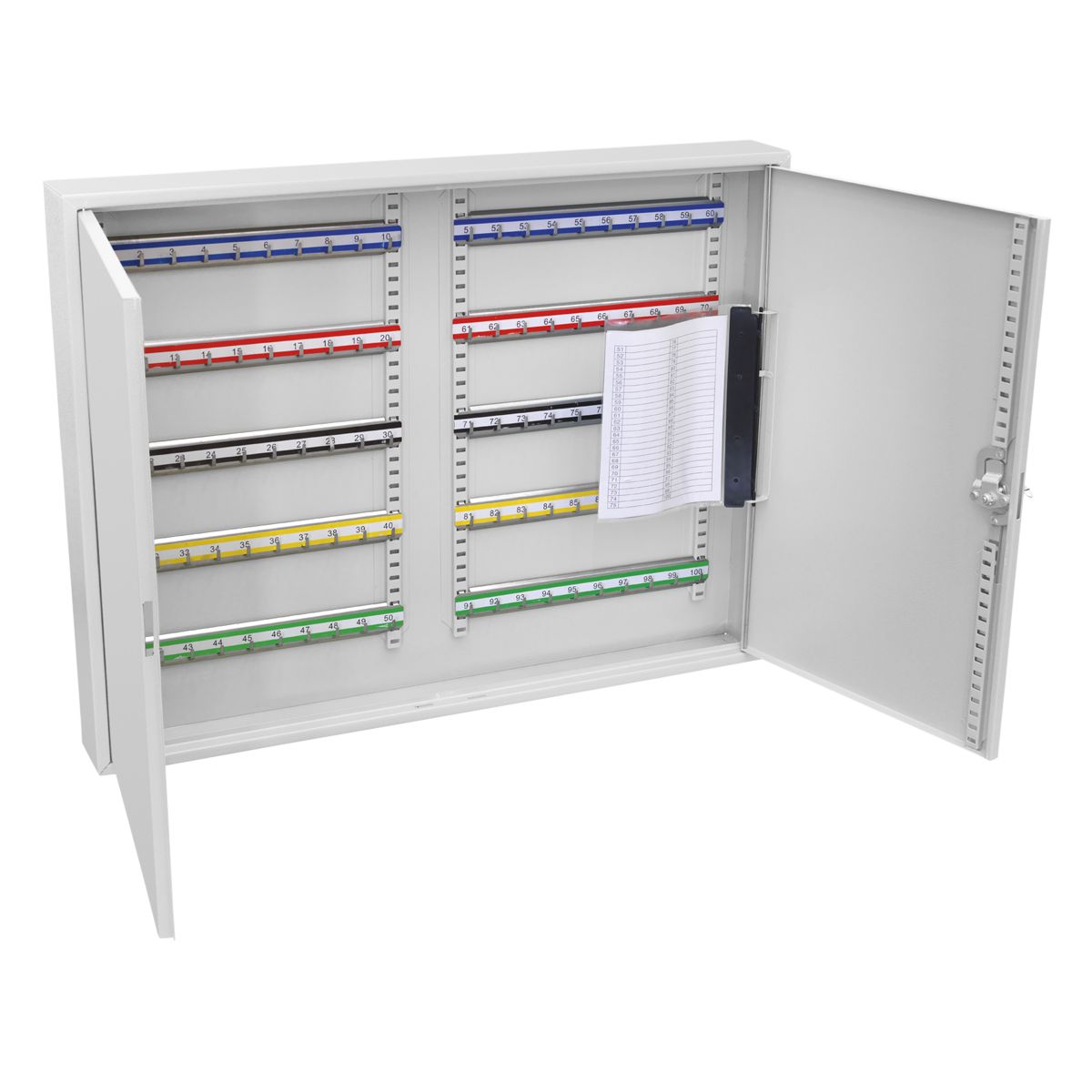 Sealey Wide Key Cabinet 100 Key Capacity - Image 1