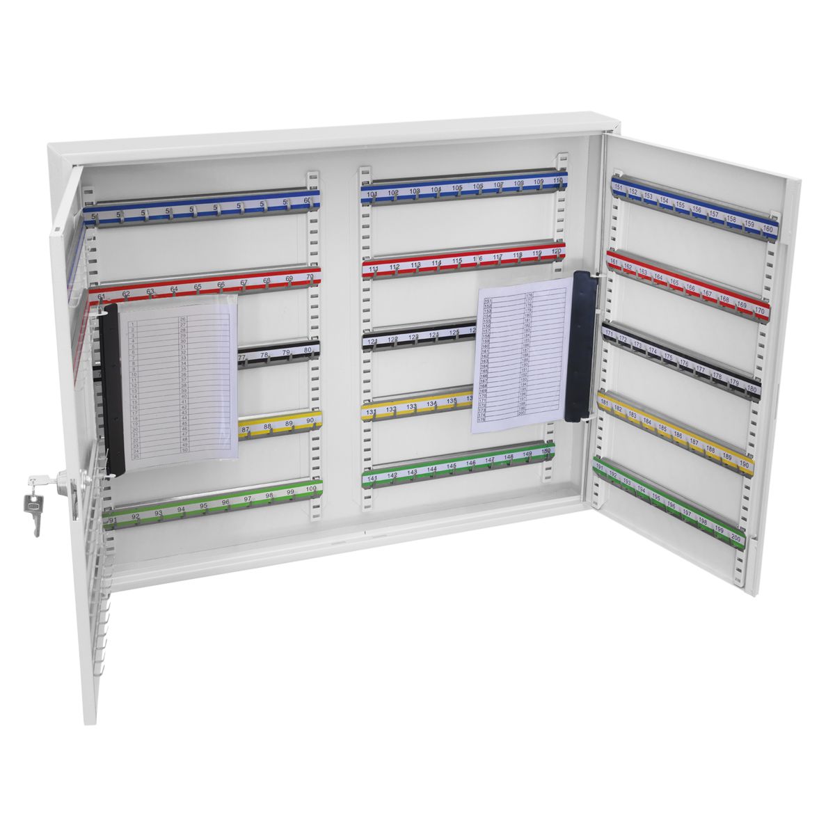 Sealey Wide Key Cabinet 200 Key Capacity - Image 1