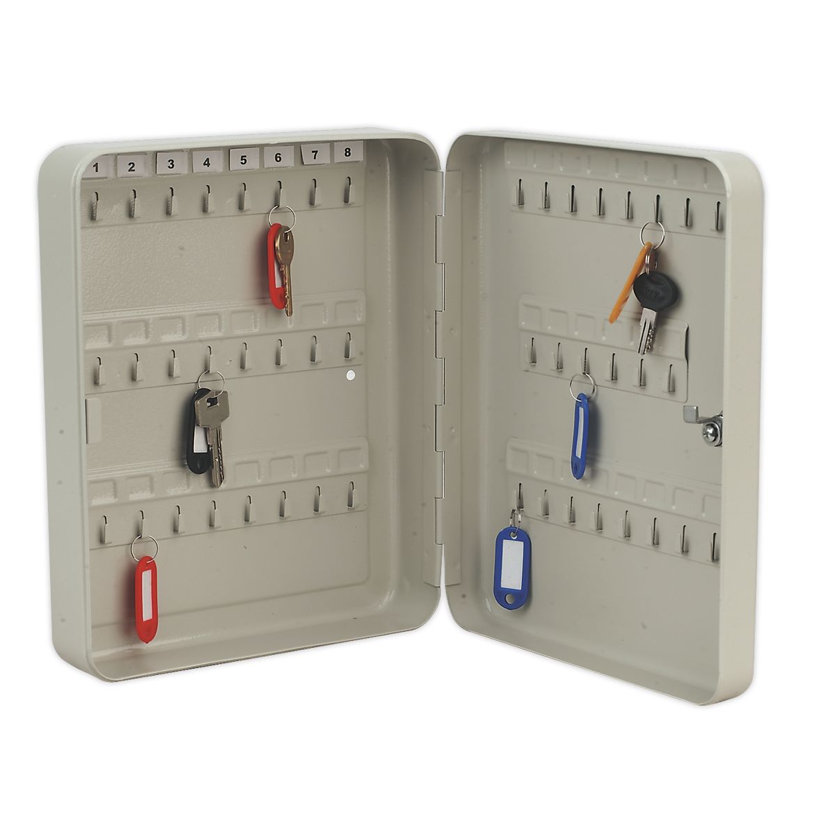 Sealey Key Cabinet with 45 Key Tags - Image 1