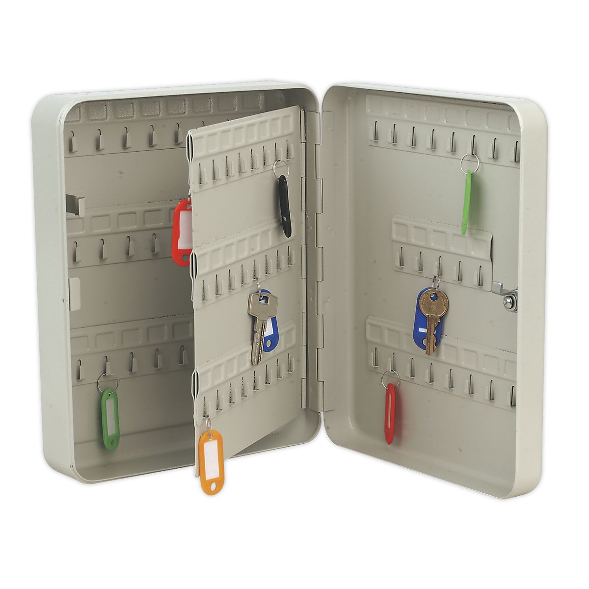 Sealey Key Cabinet with 93 Key Tags - Image 1