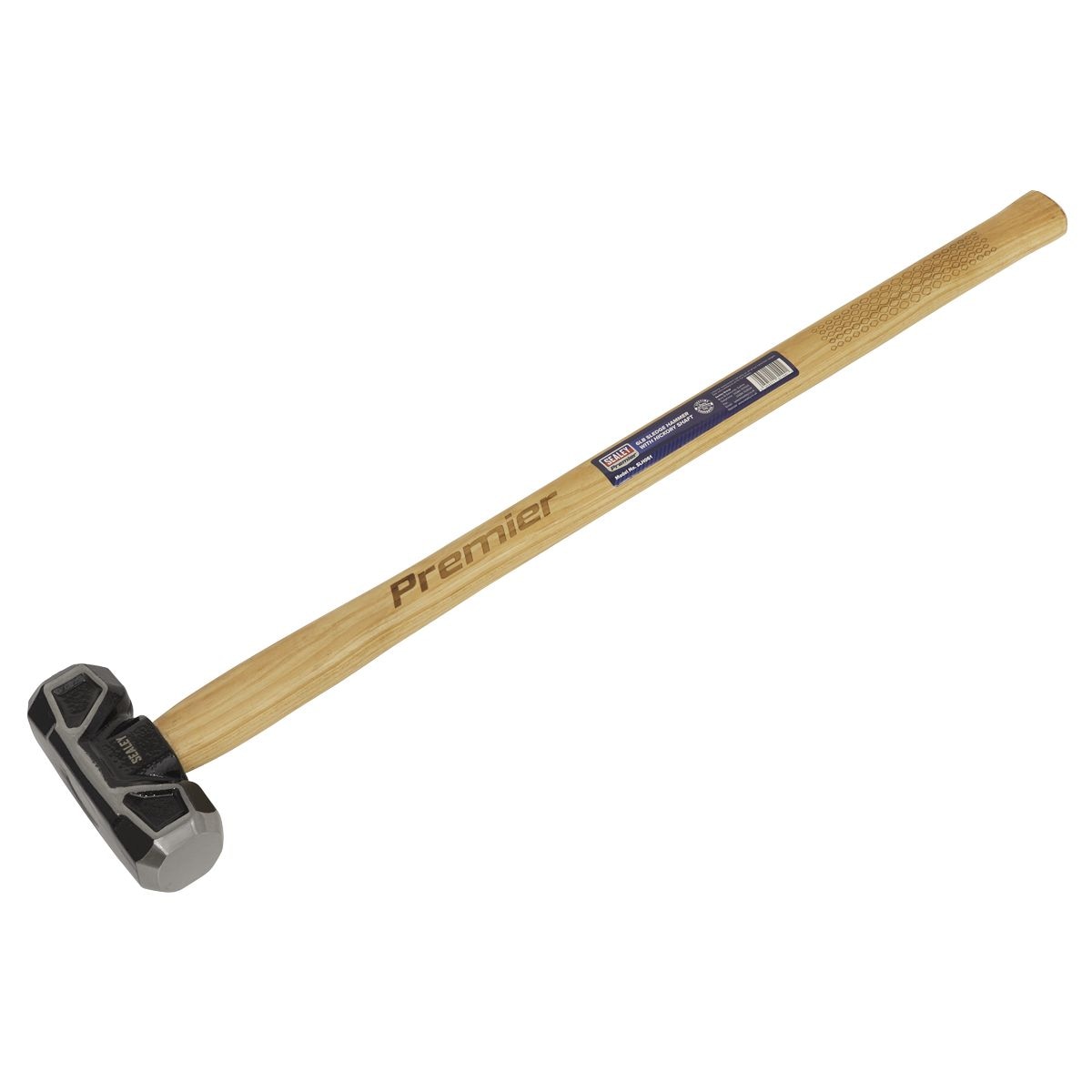 Sealey Premier Sledge Hammer with Hickory Shaft 6lb - Image 1