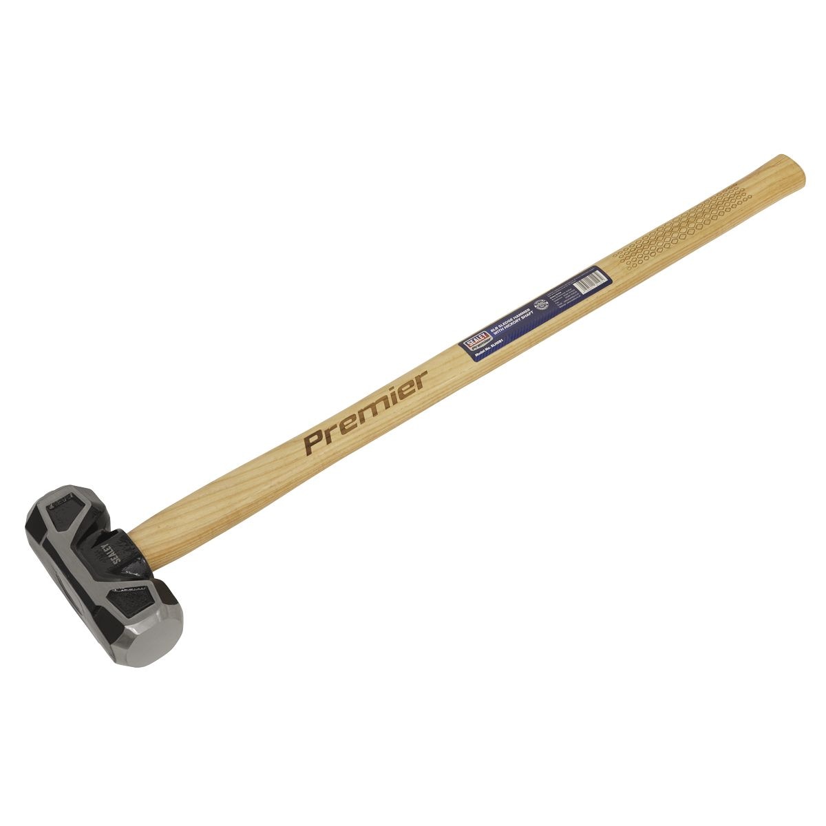 Sealey Premier Sledge Hammer with Hickory Shaft 8lb - Image 1