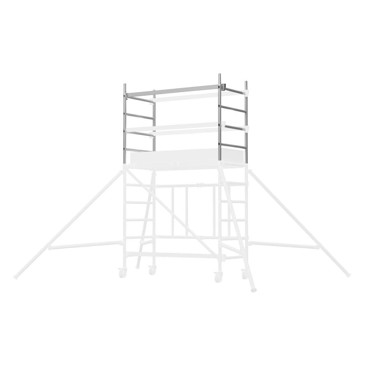 Sealey Platform Scaffold Tower Extension Pack 2 EN 1004-1 - Image 1