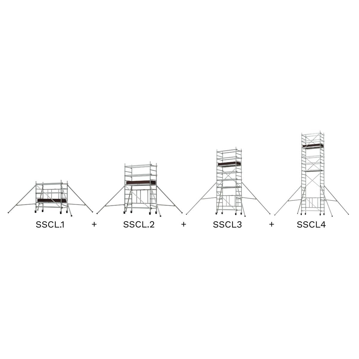 Sealey Platform Scaffold Tower Extension Pack 2 EN 1004-1 - Image 2