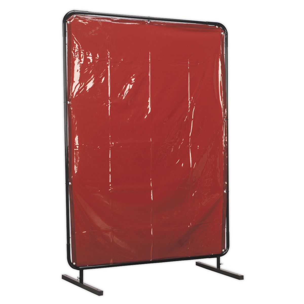 Sealey Workshop Welding Curtain & Frame to EN ISO 25980:2014 1.3 x 1.75m - Image 1