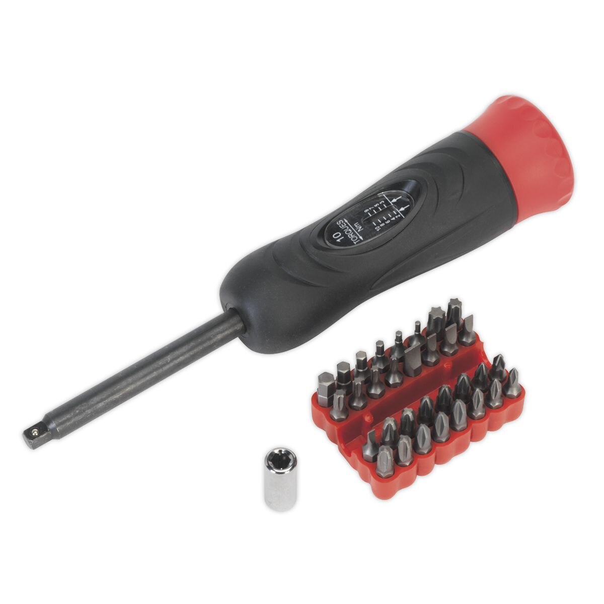 Sealey Premier Digital Torque Screwdriver Set 1/4"Sq Drive 2-10Nm 34pc - Image 4