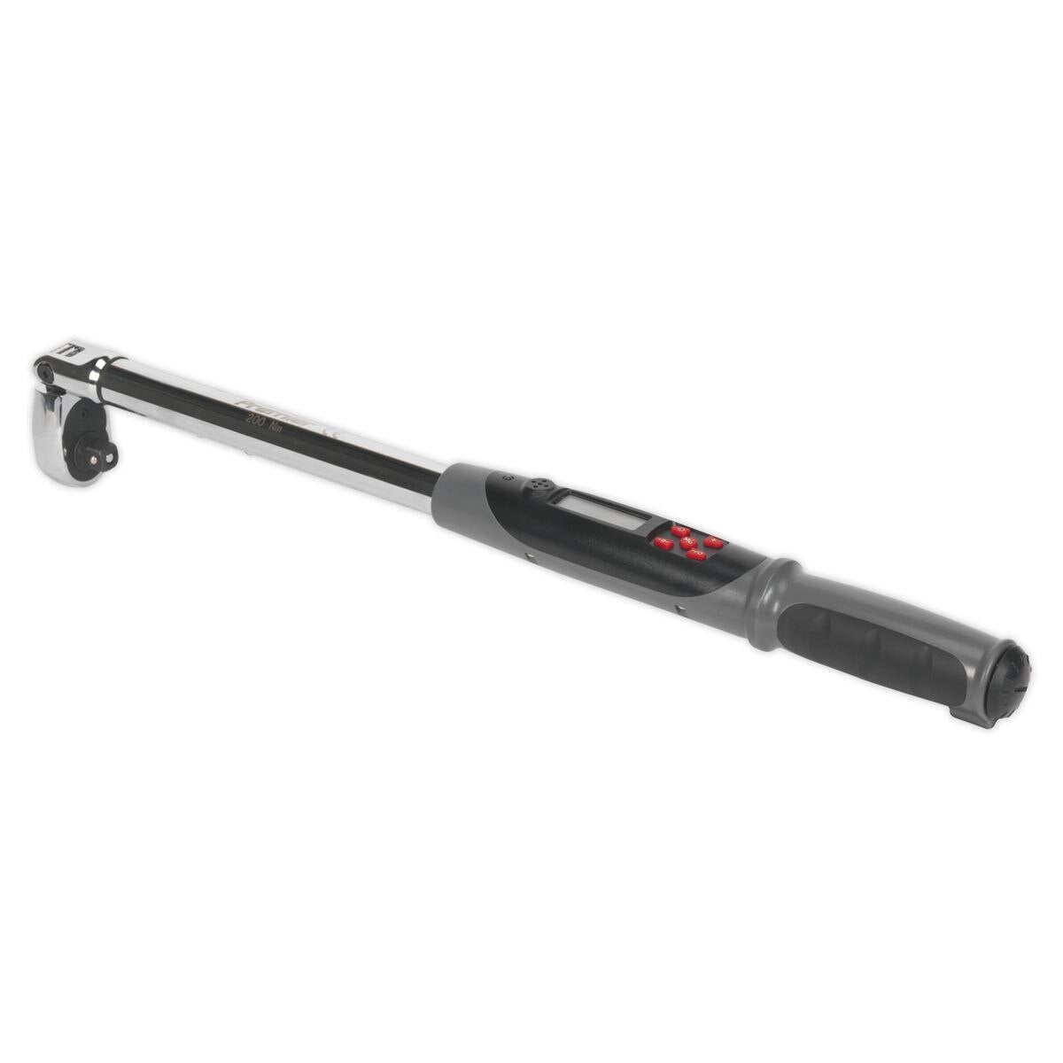 Sealey Premier Flexi-Head Digital Torque Wrench with Angle Function 1/2"Sq Drive 20-200Nm - Image 2