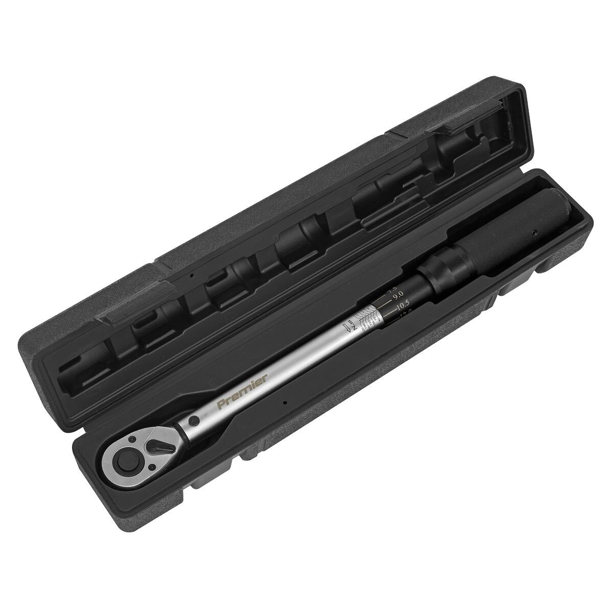 Sealey Premier Micrometer Style Torque Wrench 1/2"Sq Drive 40-210Nm - Image 2