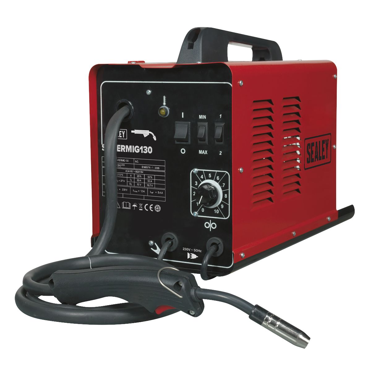 Sealey Mini Portable MIG Welder 130A 230V - Image 1