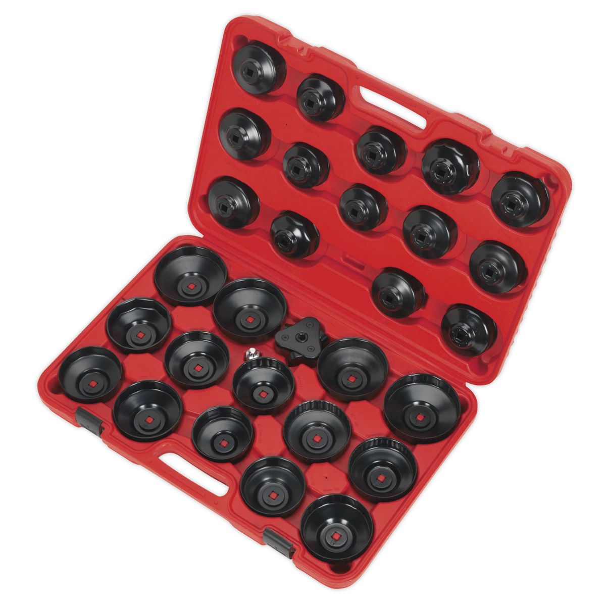 Sealey Oil Filter Cap Wrench Set 30pc - Image 2