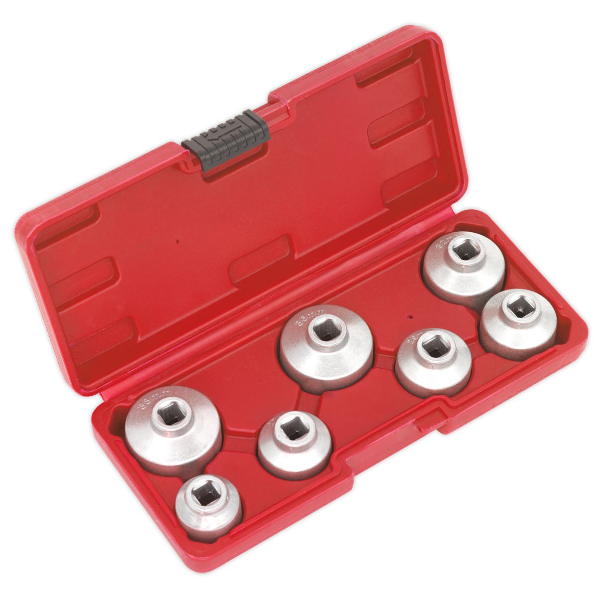 Sealey Oil Filter Cap Wrench Set 7pc - Image 1