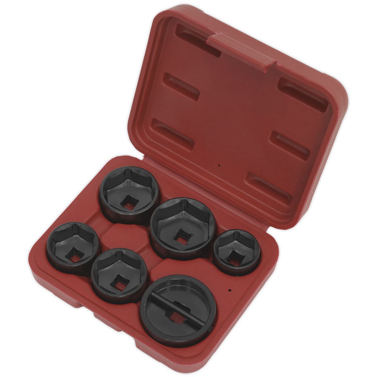 Sealey Oil Filter Cap Wrench Set 6pc - Image 2