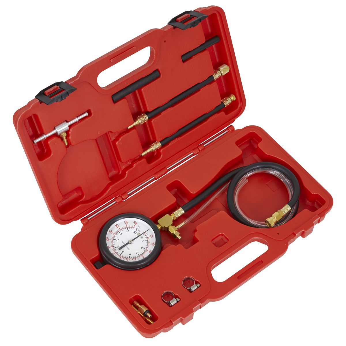 Sealey Fuel Injection Pressure Test Kit - Test Port - Image 1