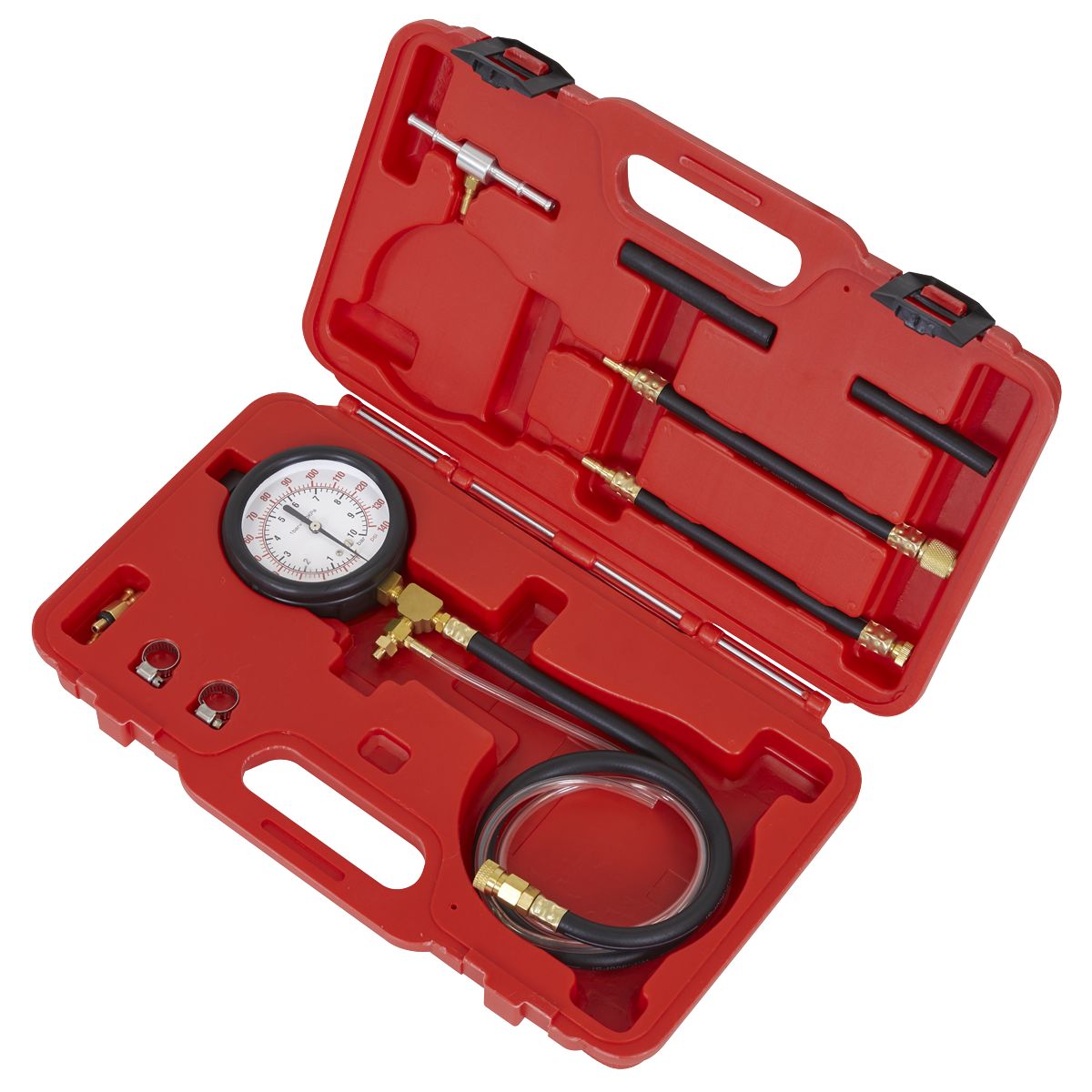 Sealey Fuel Injection Pressure Test Kit - Test Port - Image 2