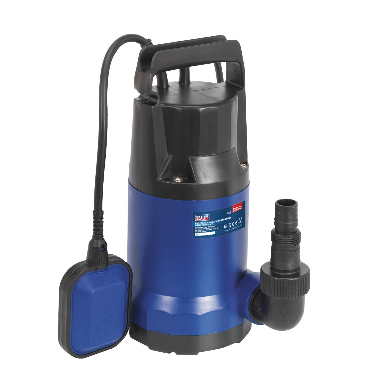 Sealey Submersible Water Pump Automatic 250L/min 230V - Image 1