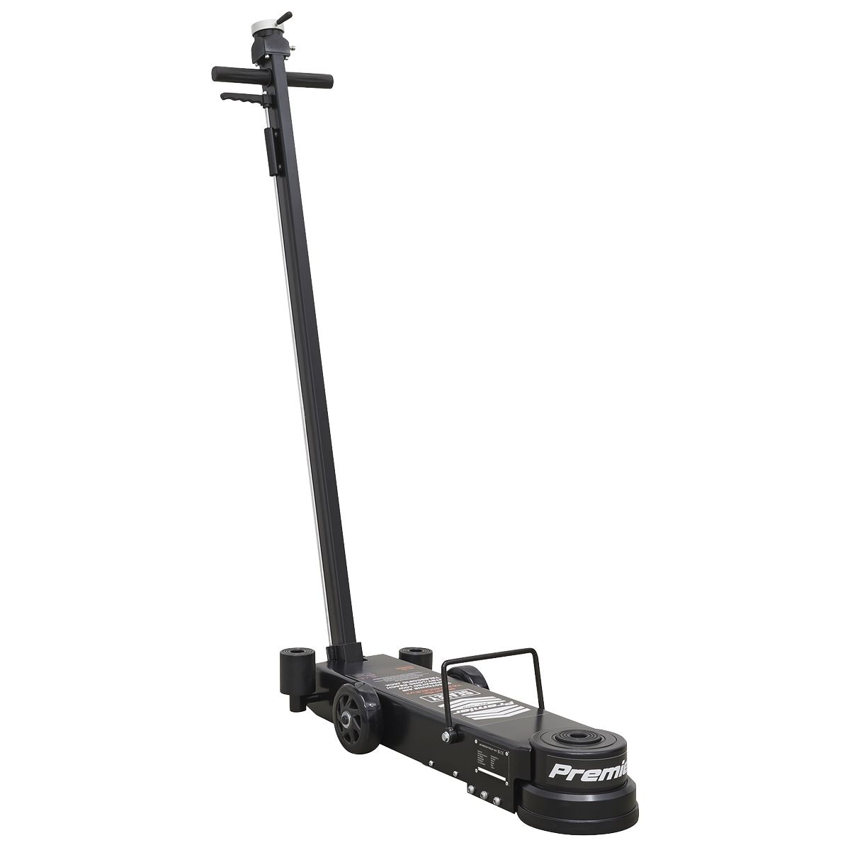 Sealey Premier Long Reach/Low Profile Air Operated Telescopic Jack 10-40 Tonne - Image 1