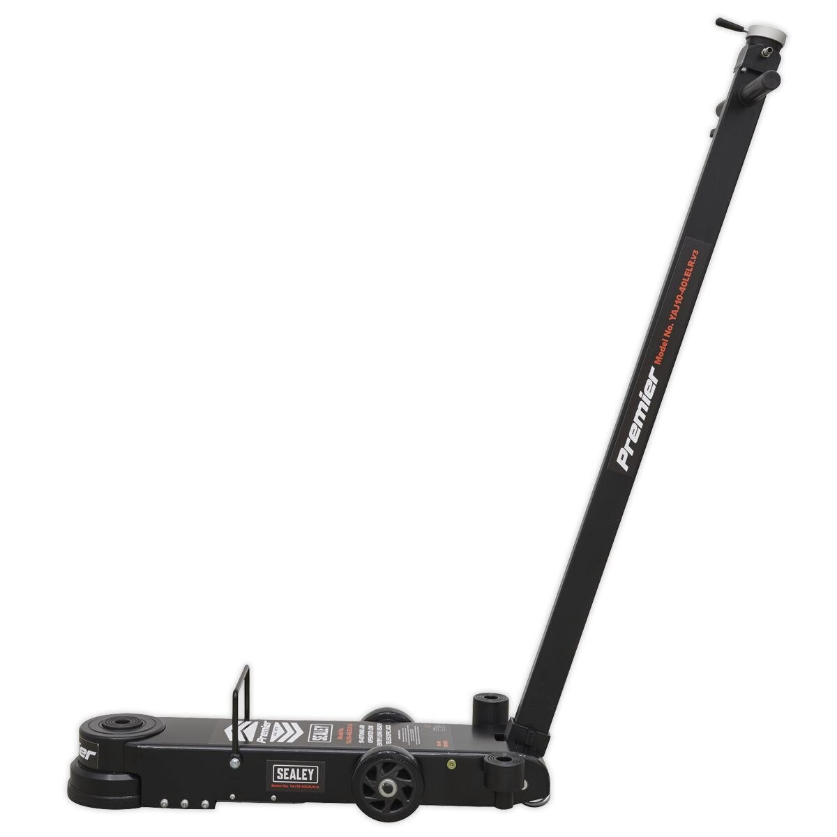 Sealey Premier Long Reach/Low Profile Air Operated Telescopic Jack 10-40 Tonne - Image 2