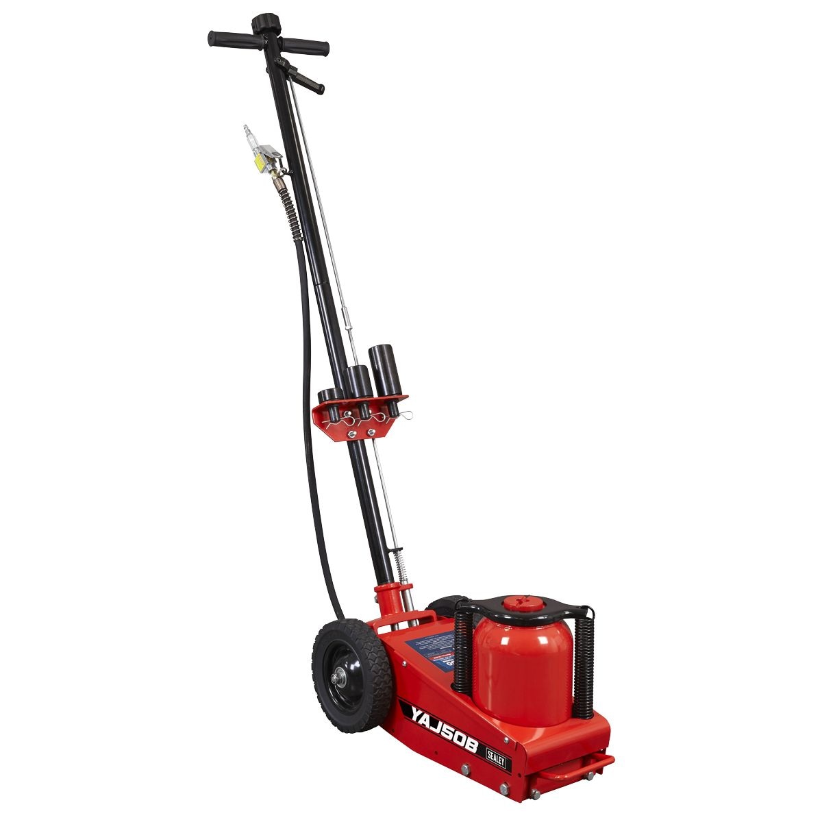 Sealey Air Operated Single Stage Trolley Jack 50 Tonne - Image 1