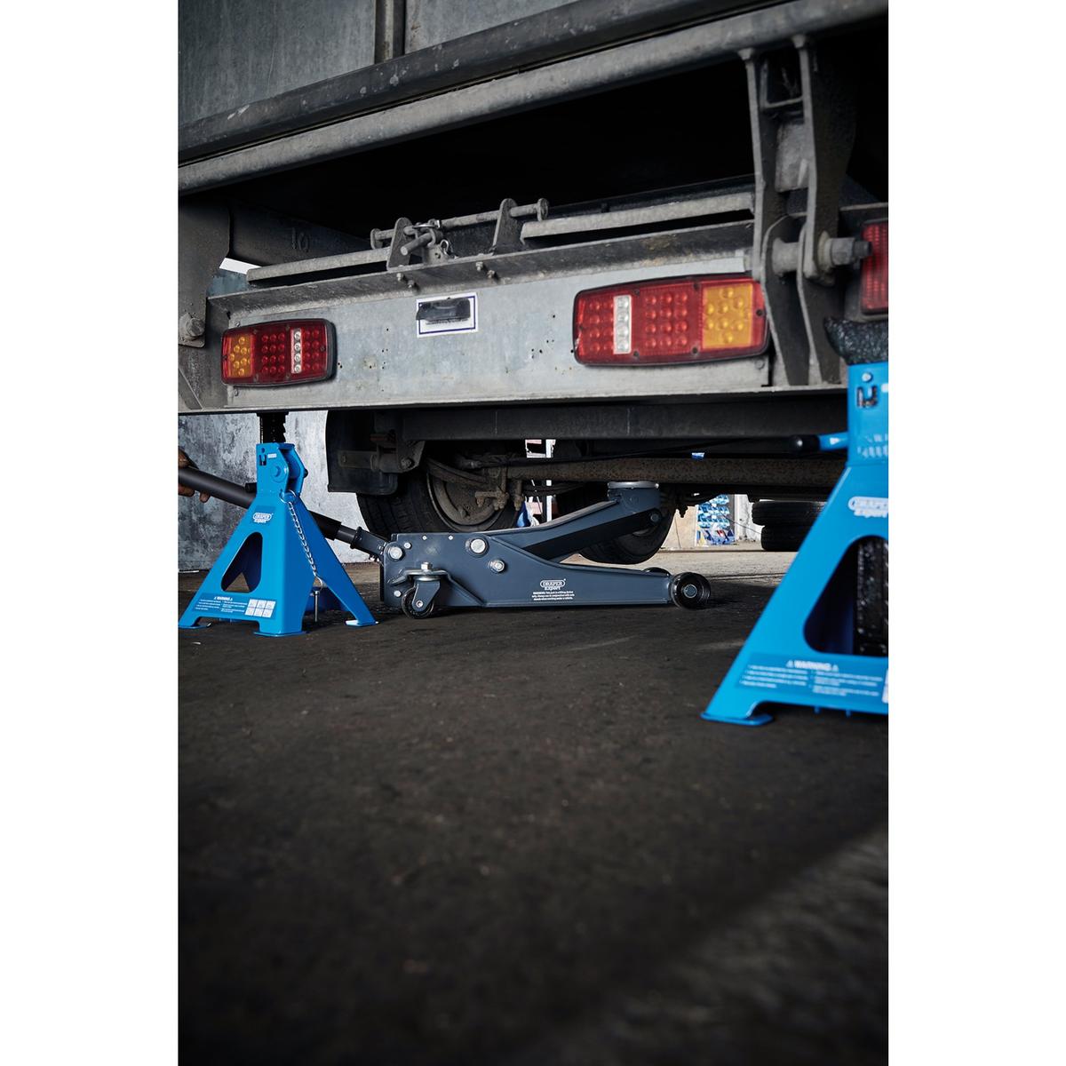 Draper Expert Professional Low Profile Garage Trolley Jack, 4 Tonne - Image 4