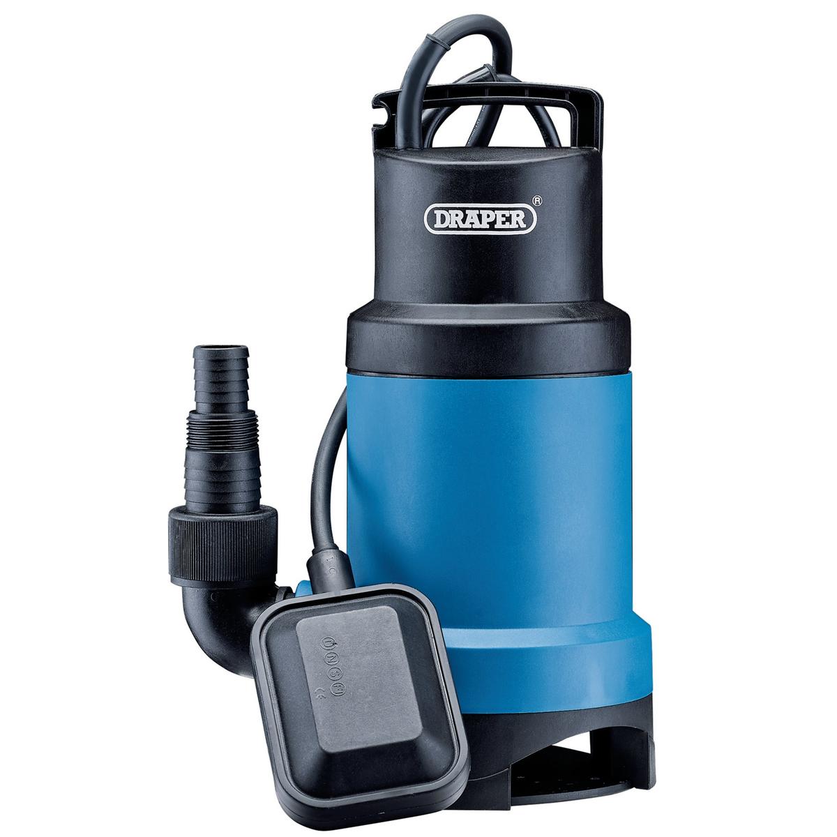 Draper Submersible Dirty Water Pump with Float Switch, 166L/min, 550W - Image 2