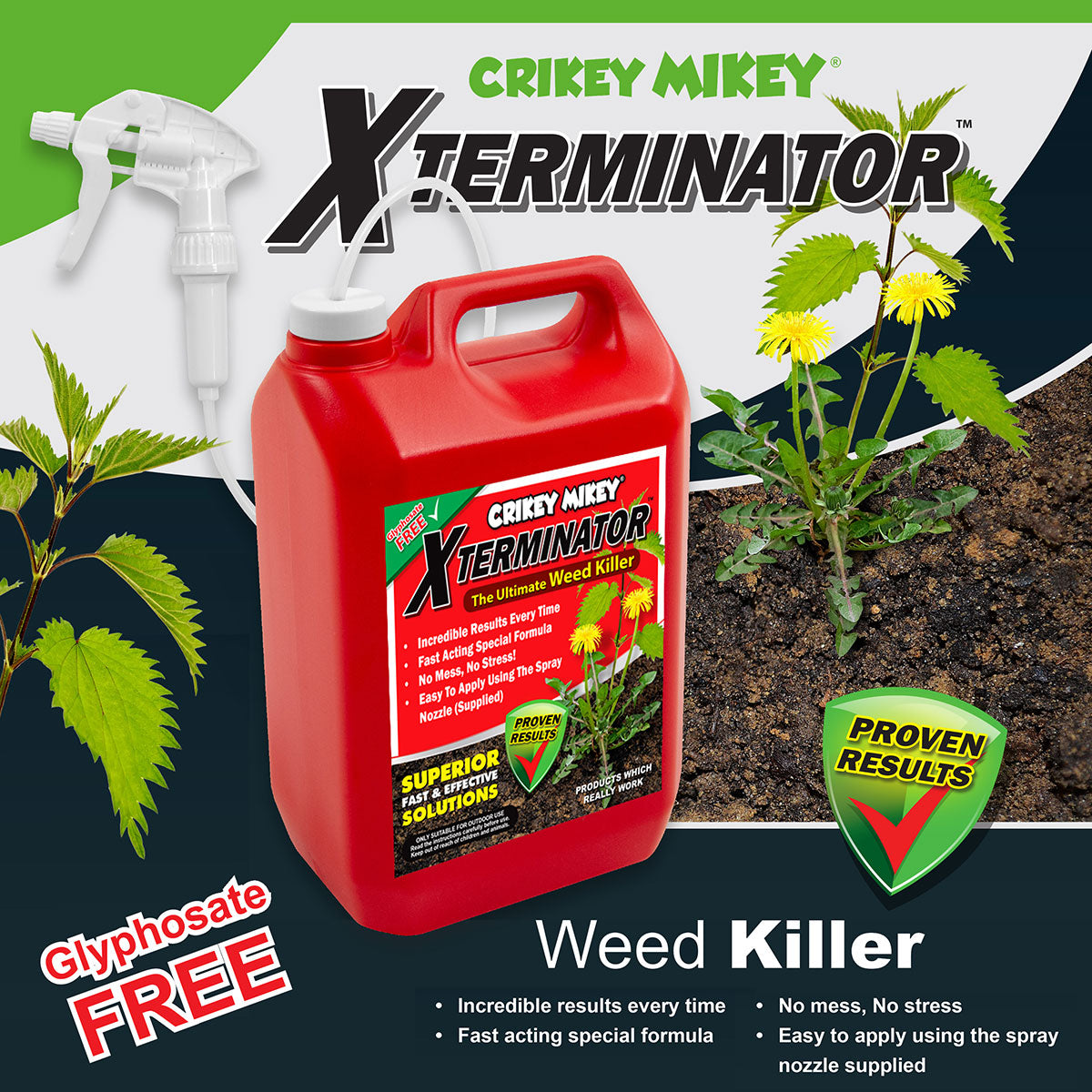 Crikey Mikey Xterminator Weed Killer 5L - Image 2